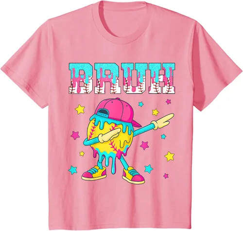 Vista 95 de Baseball Life Style 101 Apparel Youth Drip Baseball Boys Kid Camiseta