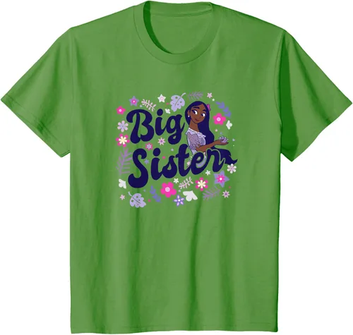 Vista 55 de Disney Encanto Isabela Madrigal Big Sister - Camiseta floral, gris, S Asfalto
