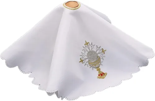 Vista 7 de BLESSUME Tela de altar Cáliz Pall Velo de cáliz