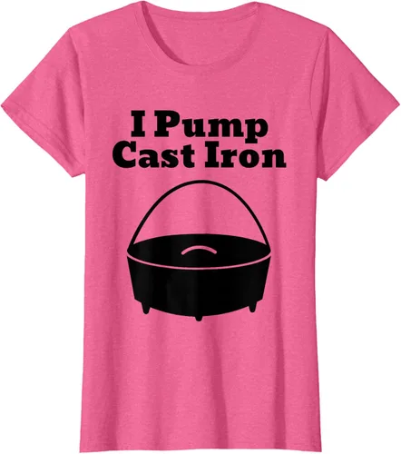 Vista 82 de I Pump - Camiseta de hierro fundido para cocinar al horno holandés