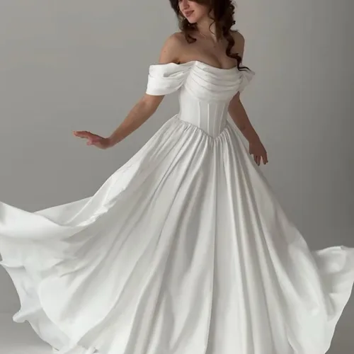 Vista 31 de Vestido de novia formal sin tirantes con encaje, largo de sirena para mujer 2019 WD162