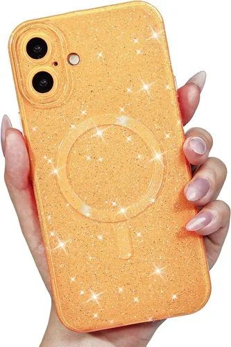 Vista 70 de LoeoeL Funda para iPhone 12 con Purpurina Compatible con Magsafe, Femenina Linda Brillante Magnética Mag Safe Bonita Funda para Teléfono