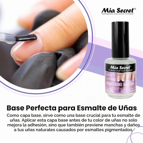 Vista 3 de Mia Secret Capa base profesional de doble enlace