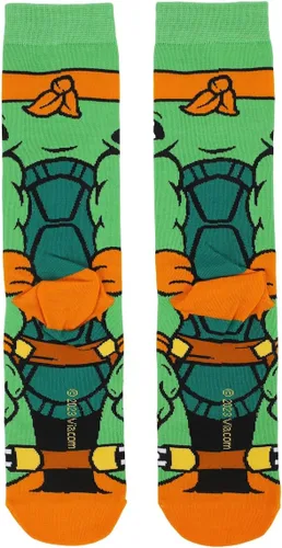 Vista 3 de Bioworld Teenage Mutant Ninja Turtles Animigos Mens Crew Socks
