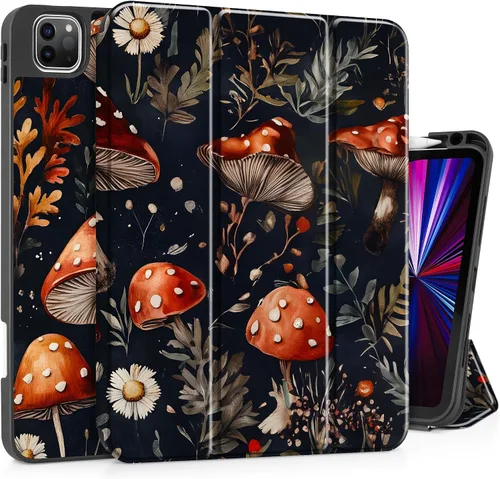 Vista 19 de May Chen Funda para iPad Pro de 11 pulgadas (4ª, 3ª, 2ª y 1ª generación) 2022 2021 2020 2018, soporte triple + soporte para lápiz + encendido