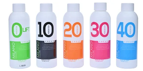 Vista 3 de Crema de peróxido Volumen 10 – Desarrollador de peróxido de hidrógeno para teñir el cabello – Crema blanqueadora profesional de salón