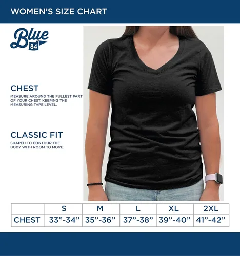 Vista 4 de Blue 84 NCAA Camiseta de mujer de tres combinaciones con mascota