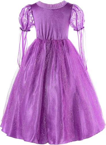 Vista 2 de Disfraz de princesa para niñas, disfraz de fiesta de cosplay de Halloween