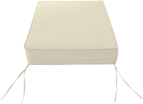 Vista 5 de 24 x 26 x 6 tuberías de ajuste medio al aire libre asiento profundo respaldo apoyo cubierta solamente-AD005