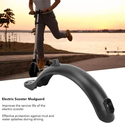 Vista 5 de Pilipane Guardabarros eléctrico para scooter, compatible con Mijia M365 Scooter eléctrico, negro, conjunto de freno trasero, conjunto de freno