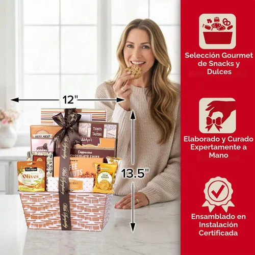 Vista 7 de Broadway Basketeers Condolences - Cesta de regalo gourmet, canastas de regalo de comida Kosher para la entrega, caja de paquete de cuidado perfecto