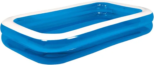 Vista 7 de Piscina inflable para niños al aire libre rectangular para niños (máximo 61 x 42.5 x 18 pulgadas)