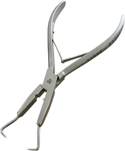 Vista 6 de Alicates de extensión de cabello Microlink – Herramienta profesional multifunción de acero inoxidable para aplicación de cuentas nano y microenlace