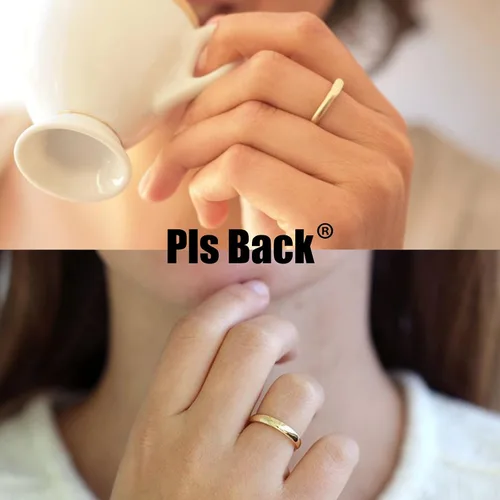 Vista 6 de 10 piezas de anillos delicados de oro de 14 quilates para mujer, diseño cruzado simulado de diamante con torsión abierta, perfectos para apilamiento