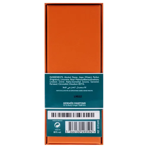 Vista 5 de Eau d'Orange Verte de Hermes para hombre 3.3 oz Eau de Colonia Spray