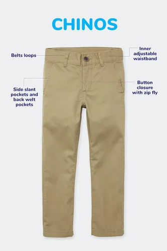 Vista 5 de The Children's Place Baby Girls' and Toddler Skinny Chino Pants
