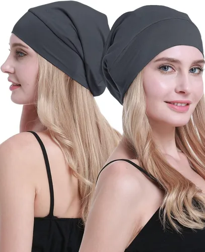 Vista 6 de osvyo Gorro turbante de quimioterapia para mujer, gorro de cáncer para pérdida de cabello, embalaje sellado