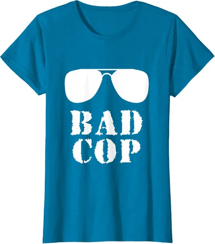 Vista 81 de Bad Cop Funny Police - Camiseta a juego para padre e hijo, Negro, S