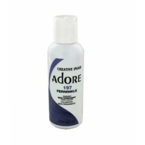 Vista 174 de Adore Tinte semipermanente morado para el cabello, vegano y libre de crueldad, 4 onzas líquidas, 197 Peri Winkle (paquete de 2)