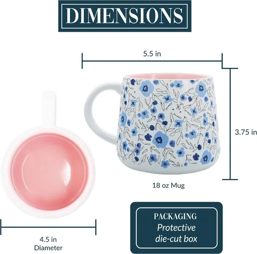 Vista 2 de Pavilion Gift Company - Grandma - Taza de cerámica de 18 onzas, regalo del día de la madre, taza de café abuela Nana Mimi, 1 unidad