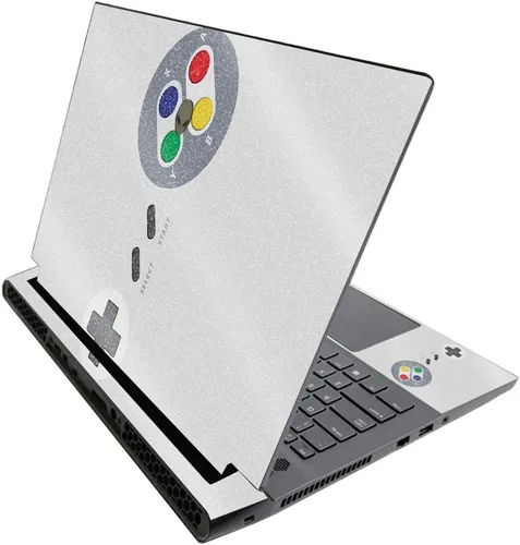 Vista 505 de MightySkins - Skin brillante con purpurina para Alienware M17 R3 (2020) y M17 R4 (2021) - Diversión de los años 90 Acabado duradero con purpurina