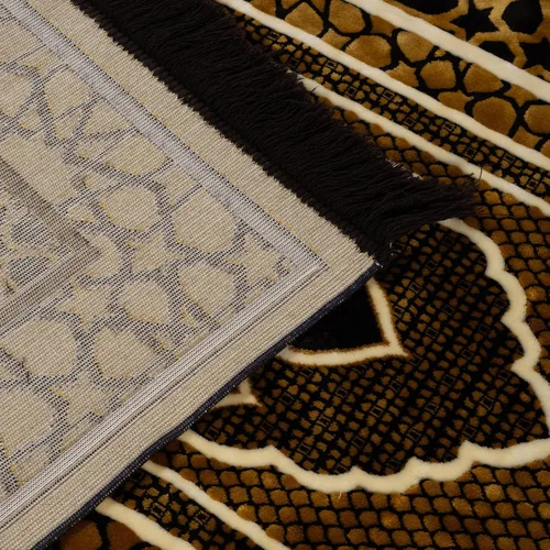Vista 9 de Modefa Alfombra de oración islámica turca, cómoda alfombra de oración musulmana para hombres y mujeres, alfombra de terciopelo suave Janamaz