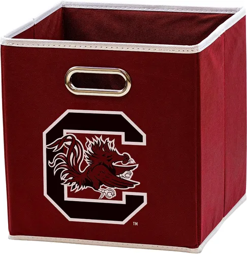 Vista 13 de Franklin Sports Cubos de almacenamiento de tela del equipo universitario de la NCAA hechos para adaptarse a organizadores de almacenamiento
