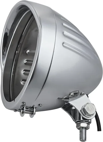 Vista 10 de FATECIM Faro delantero LED redondo de 5.75" para motocicleta con visera, 5 3/4 pulgadas, haz alto/bajo, DRL, lámpara frontal de montaje inferior