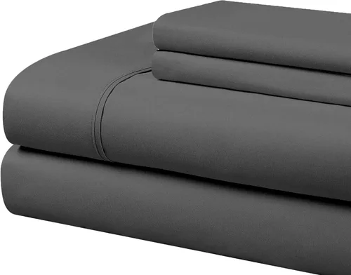 Vista 25 de Cathay Home Essentials Juego de sábanas de microfibra ultra suave, hipoalergénicas, resistentes a las arrugas, doble cepillado, color aguamarina