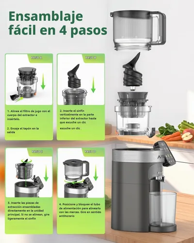 Vista 3 de Última máquina exprimidora de prensa en frío, canal ancho de 6.5