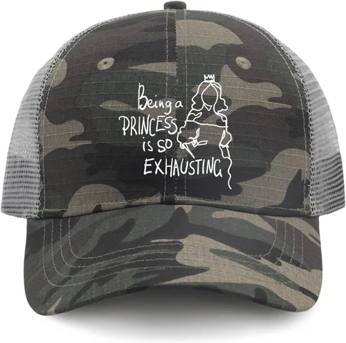 Vista 9 de devor Caps Being a Princess is so Exhausting Baseball Caps, Graphic Baseball Caps for Men
