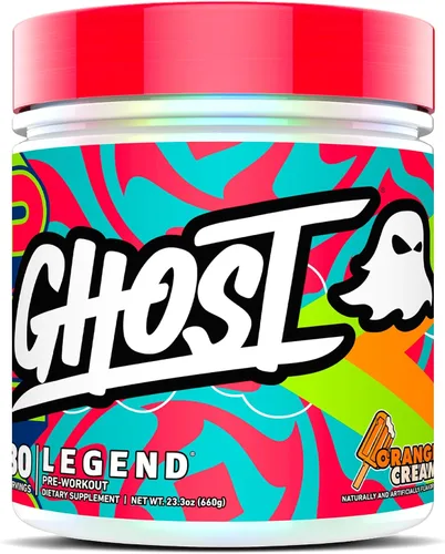 Vista 11 de GHOST Legend Polvo Pre-Entrenamiento, Frambuesa Azul - 30 Porciones – Pre-Entrenamiento para Hombres y Mujeres con Colina, L-Citrulina, y Beta