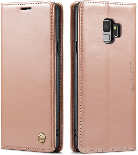 Vista 8 de Funda de cuero estilo cartera vintage para Samsung S