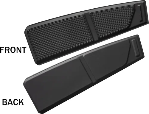 Vista 7 de Tapete de silicona para cubierta de salpicadero para Ford Bronco, accesorios 2021 2022 2023 2024 2025 antipolvo, bandeja de inserción Negro