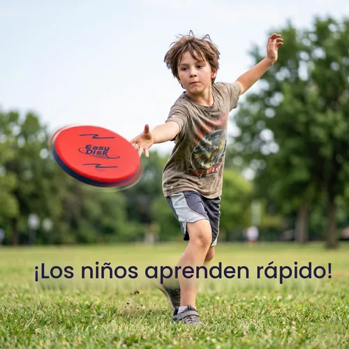 Vista 4 de Funsparks Easy Disk - Disco Volador de Captura Suave - Disco Fácil de Aprender y Jugar, Lanzamiento de Disco para Juegos en Interiores o Exteriores