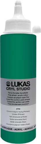 Vista 48 de Lukas CRYL Studio Artist - Pintura acrílica para artistas, Alizarín Carmesí, botella de 250 ml - Pinturas acrílicas de alto pigmento para pintar