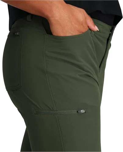 Vista 6 de Outdoor Research Pantalones Ferrosi para mujer, equipo ligero para senderismo, escalada, campamento