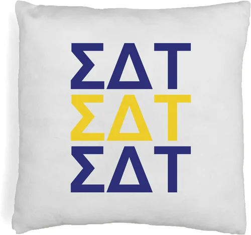 Vista 37 de sockprints Alpha Chi Omega - Funda de almohada con letras griegas de 18 x 18 pulgadas, fundas de almohada para hermandad de hermandad, almohada