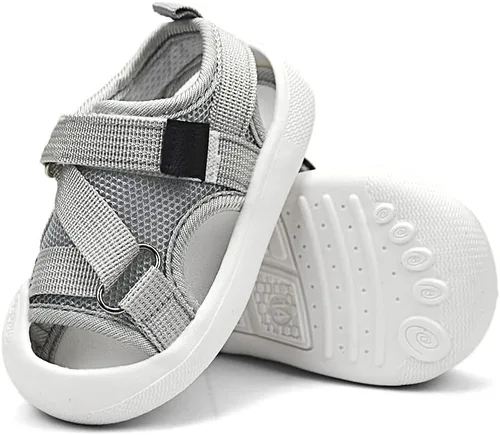Vista 8 de OAISNIT Sandalias deportivas para bebés, niños y niñas, ligeras, antideslizantes, suela de goma, zapatos de agua acuática para playa, zapatos