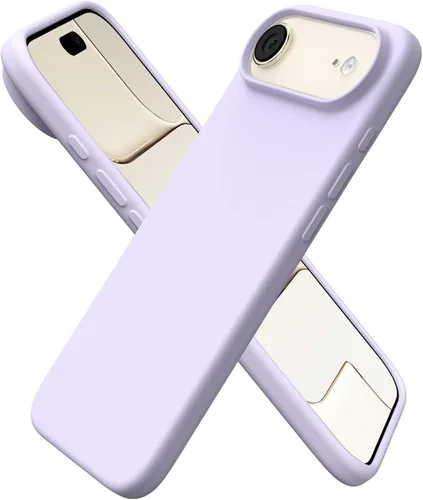 Vista 16 de ORNARTO Funda para iPhone Air de 6.5 pulgadas, silicona líquida delgada de 3 capas de goma de gel suave a prueba de golpes con forro de microfibra