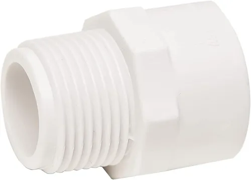 Vista 3 de Adaptador roscado macho de PVC de 2 pulgadas Macho Accesorios
