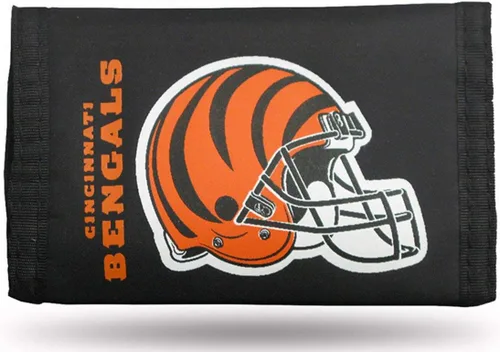 Vista 4 de Rico Industries NFL Football - Cartera de nailon de tres pliegues