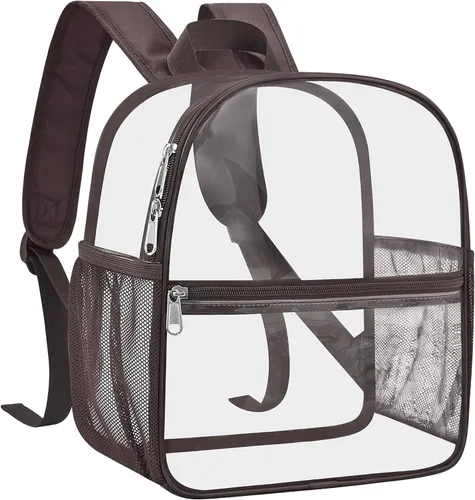 Vista 13 de Mochila transparente USPECLARE aprobada para estadio 12×6×12, Bolso transparente resistente al agua para eventos de estadio, conciertos, trabajo