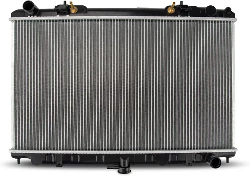 Vista 28 de KAX Radiador, CU1552 Estilo OE Radiador de núcleo de aluminio de montaje por pernos de repuesto Ram1500 1994-1998, Ram2500 1994-1997, Ram3500