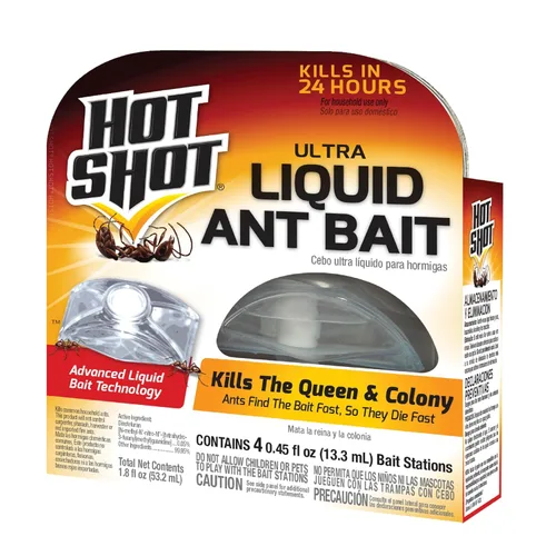 Vista 13 de Hot Shot MaxAttrax - Cebo para hormigas, 4 unidades, estaciones de cebo Comienza a matar en horas, para uso en interiores y exteriores, funciona