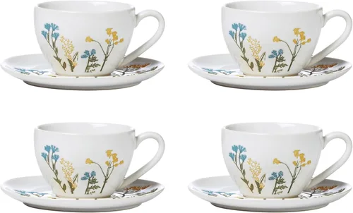 Vista 26 de Lenox Wildflowers - Juego de vajilla de cerámica de 12 piezas para 4