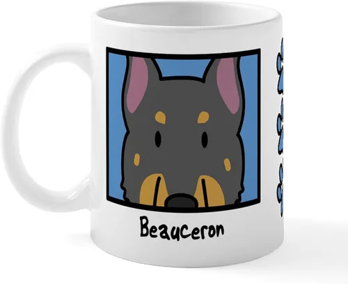 Vista 24 de CafePress Taza de café de cerámica Anime American Eskimo de 11 oz (11.0 fl oz)