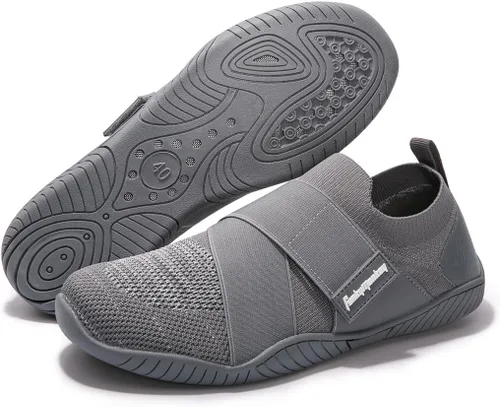 Vista 3 de FUNKYMONKEY Zapatos deportivos acuáticos para hombre, de secado rápido, sin cordones, adecuados para uso casual, caminar, fitness, vadear y otras