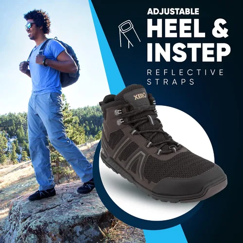 Vista 6 de Xero Shoes Men's Xcursion Fusion - Zero Drop, Fully Waterproof Hiking Boot
