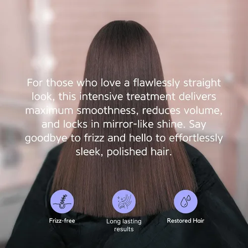 Vista 5 de Kit de tratamiento de alisado de queratina brasileña 2fl.oz Buriti Liss Collagen Pro para todo tipo de cabello